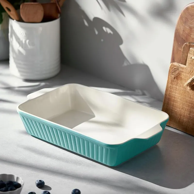 13-дюймовая форма для запекания — керамическая форма для запекания 9x13 дюймов, глубокая форма для лазаньи (2)