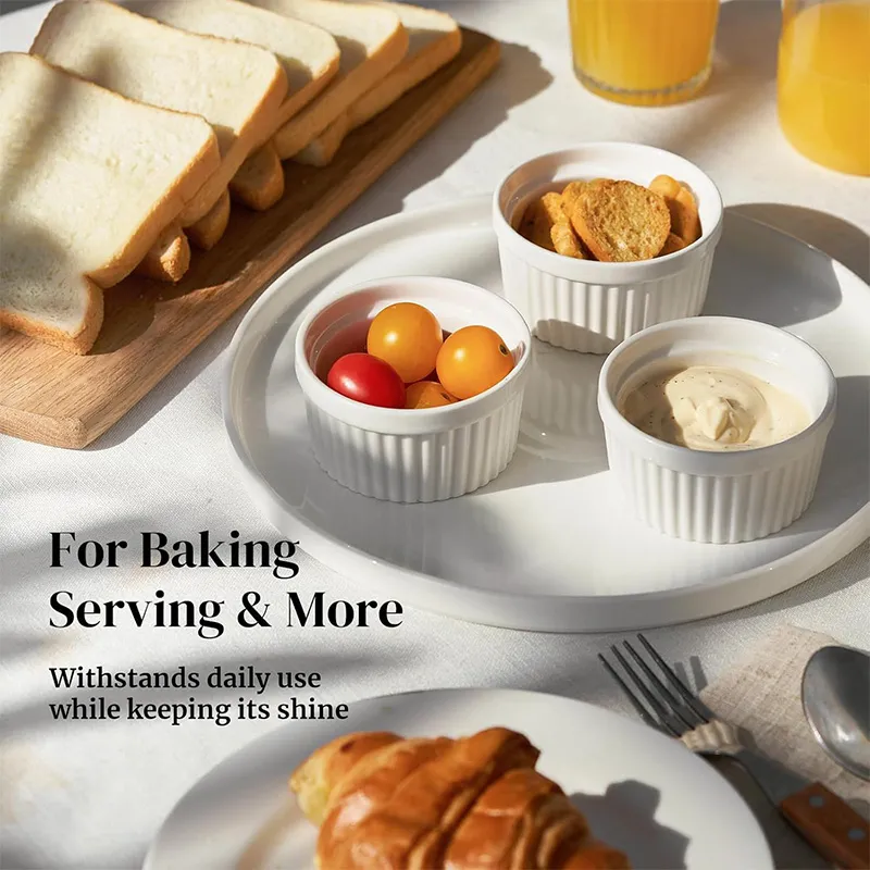 4 унции керамическая ёмкость для запекания — подходит для крем-брюле и суфле в мини-формах (2)