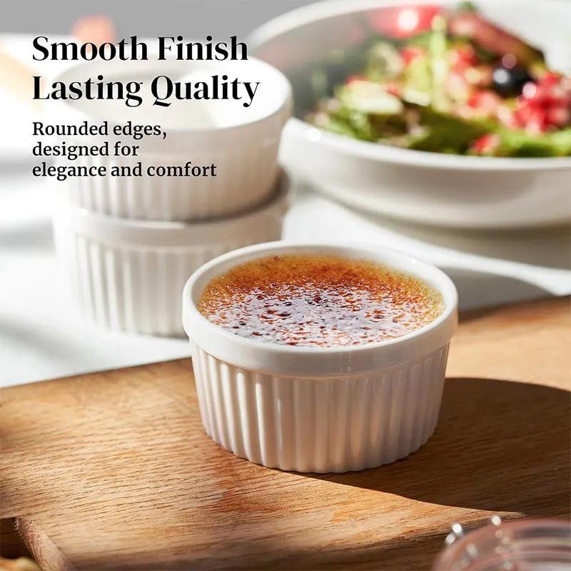4 унции керамическая ёмкость для запекания — подходит для крем-брюле и суфле в мини-формах (3)