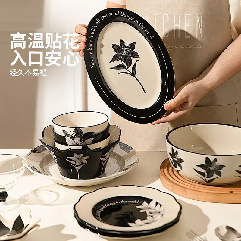 Винтажная керамическая посуда Moro — домашние миски, тарелки (4)