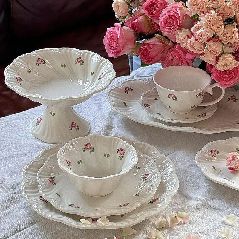 Новая стильная тарелка — набор посуды для стейков, пасты, салатов, овощей и завтраков в западном стиле (2)