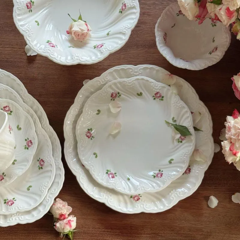 Новая стильная тарелка — набор посуды для стейков, пасты, салатов, овощей и завтраков в западном стиле (5)