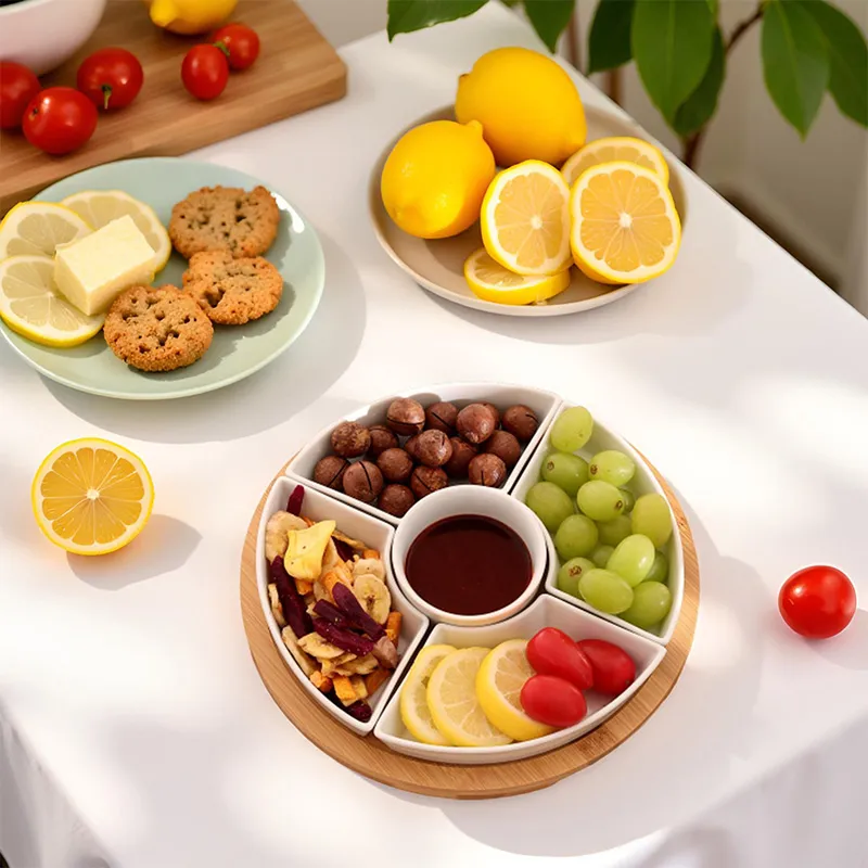 Сервировочный поднос — поднос с вращающейся подставкой на 360°111 (4)