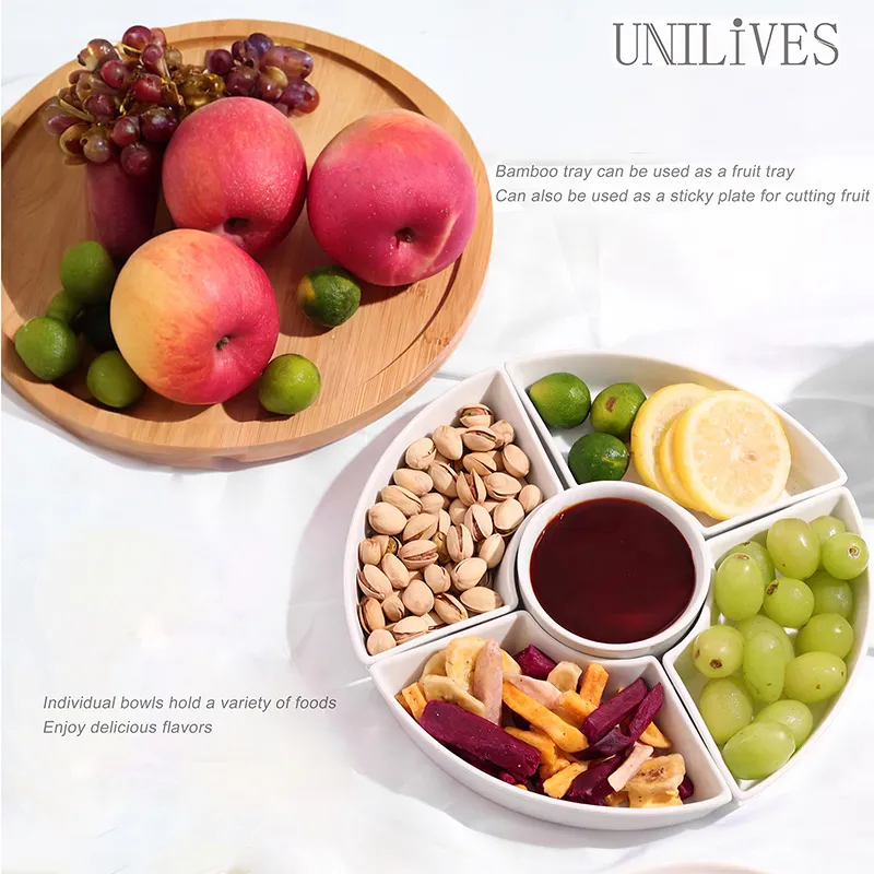 Сервировочный поднос — поднос с вращающейся подставкой на 360°111 (5)