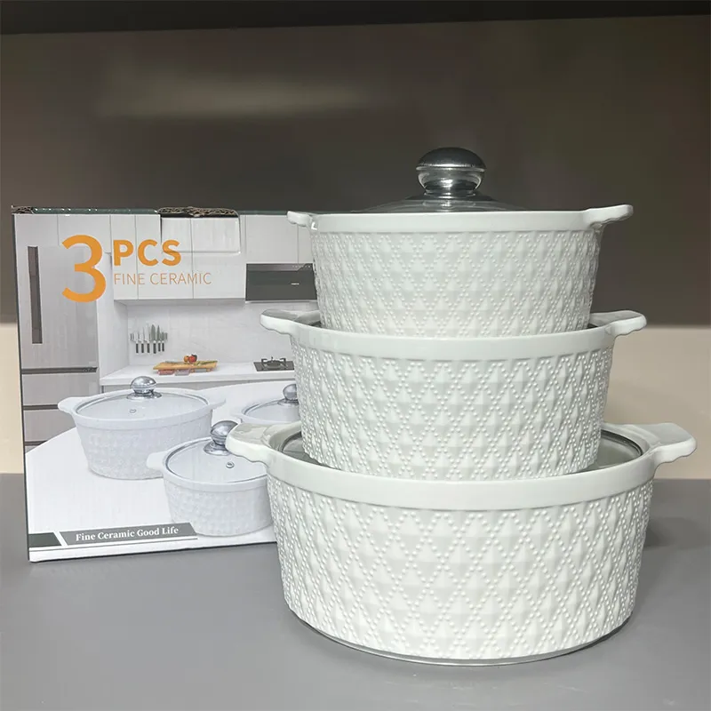 Супник — керамический мини-голландский горшок набор из 4 предметов (1)